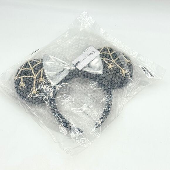 Baublebar Disney Minnie Mouse Halloween Spider Web Headband Ears NEW main image 4
